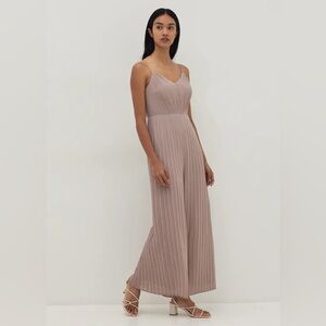 Love Bonito Marlene Straight Leg Pleated Jumpsuit | Wedding, Cocktail | NWT | S